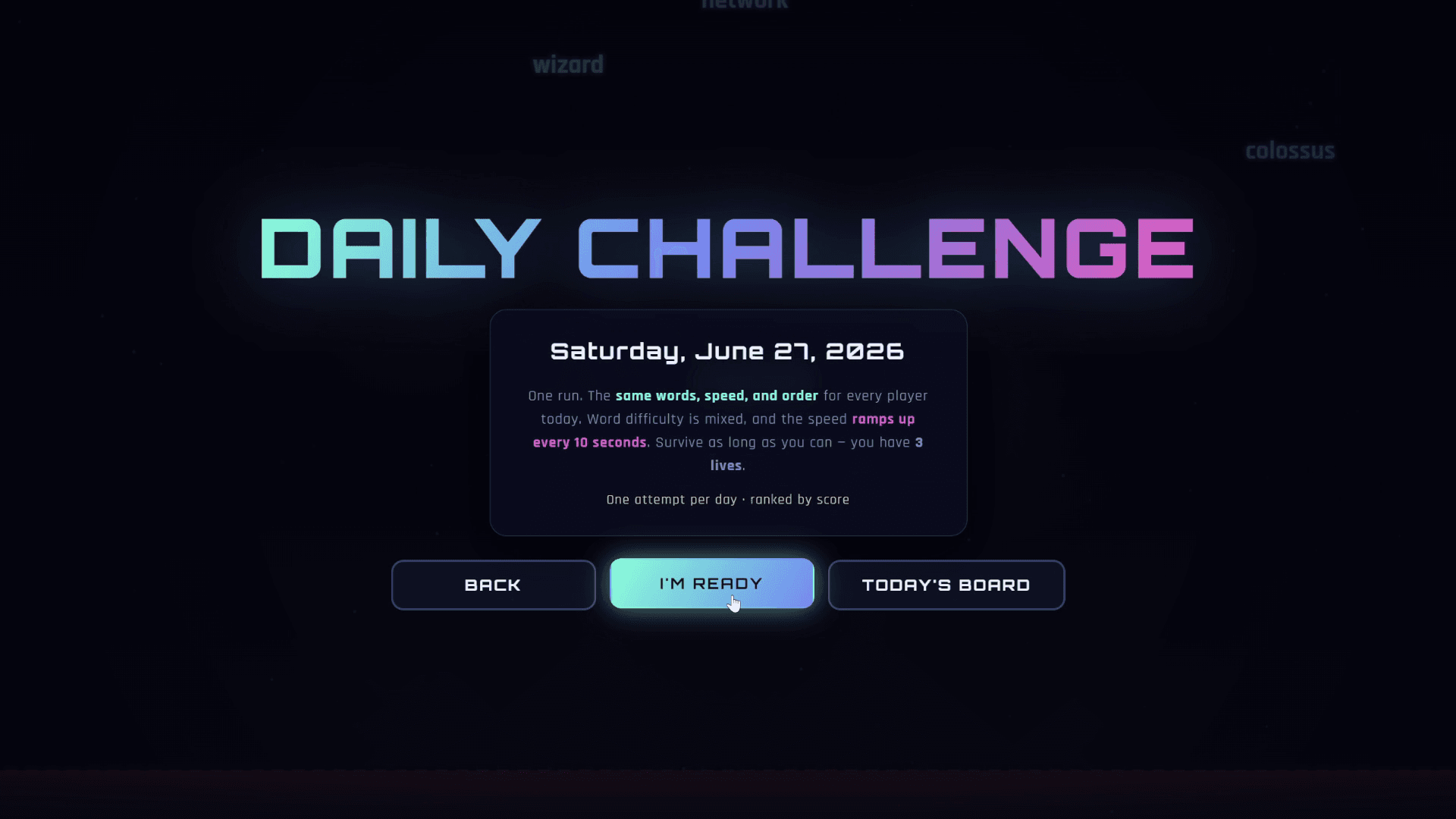 Daily challenge